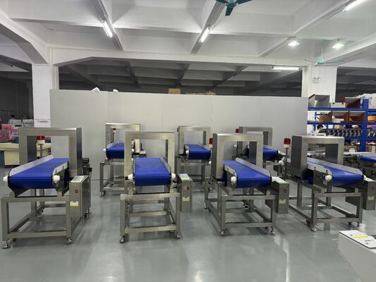 HACCP FDA Pulse Metal Detector Conveyor Metal Detection Machine for Chocolate Chip Cookies Biscuit Snack Production Line