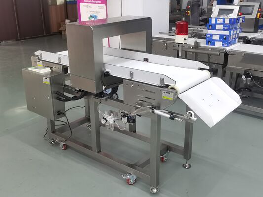 Food Industry Belt Conveyor Food Metal Detector for Aluminum Foil Packaging