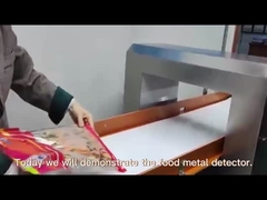 Detektor logam untuk berbagai makanan, daur ulang plastik, karet kimia dan obat-obatan